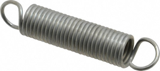 Gardner Spring 37073G Extension Spring 1/2" OD, 19 lb Max Load, 4.09" Extended Length, 0.063" Wire Dia