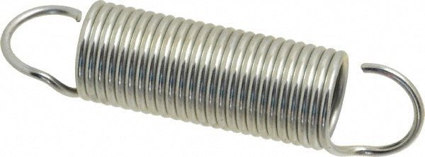 Gardner Spring 37091G Extension Spring 3/4" OD, 20.7 lb Max Load, 5.79" Extended Length, 0.075" Wire Dia