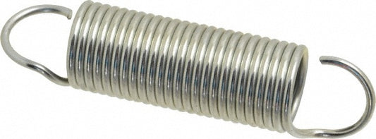 Gardner Spring 37091G Extension Spring 3/4" OD, 20.7 lb Max Load, 5.79" Extended Length, 0.075" Wire Dia