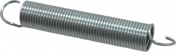 Gardner Spring 37092G Extension Spring 3/4" OD, 20.7 lb Max Load, 11.03" Extended Length, 0.075" Wire Dia