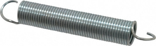 Gardner Spring 37092G Extension Spring 3/4" OD, 20.7 lb Max Load, 11.03" Extended Length, 0.075" Wire Dia