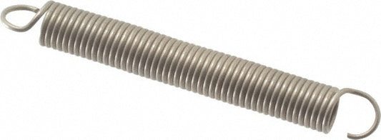 Gardner Spring 37018GS Extension Spring 1/8" OD, 1.39 lb Max Load, 1.91" Extended Length, 0.016" Wire Dia