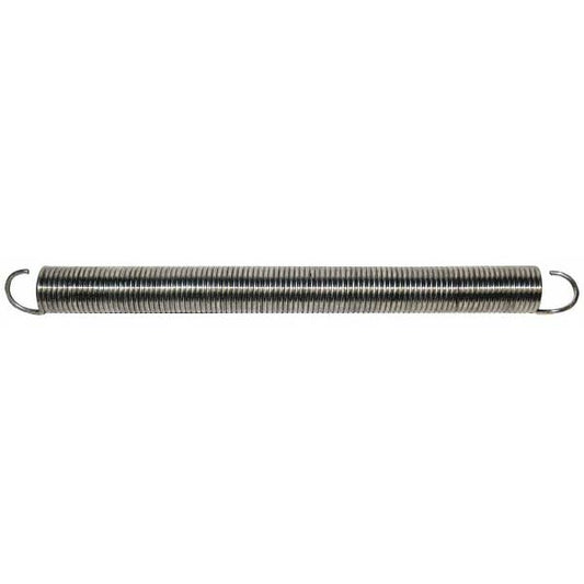 Gardner Spring 893C Extension Spring 1" OD, 12.45 lb Max Load, 16-1/2" Extended Length, 0.1055" Wire Dia