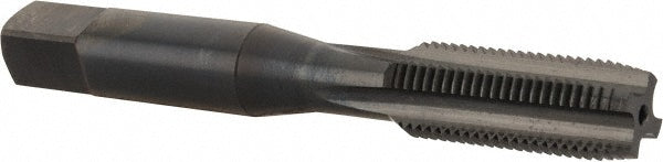 OSG 1121601 Straight Flute Tap 3/8-24 UNF, 4 Flute, Plug Chamfer, 3B Class of Fit, High-Speed Steel, Oxide Finish