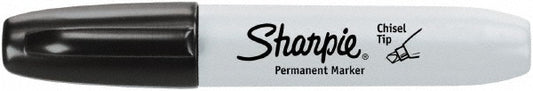 Sharpie 38201 Permanent Marker Black, AP Non-Toxic, Chisel Tip