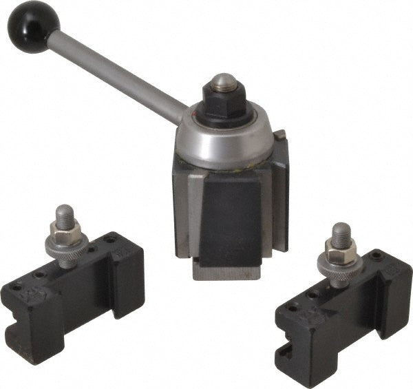 Aloris #1-IP Series AXA Tool Post Holder & Set for 0 to 12" Lathe Swing