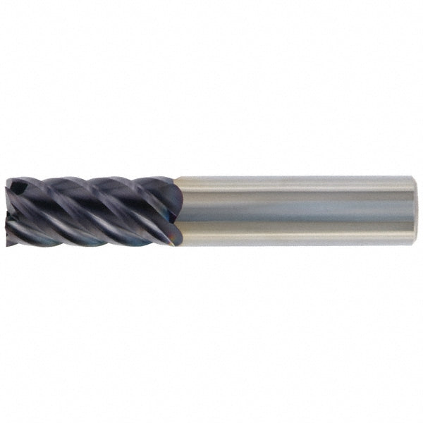 Kennametal 4048647 Square End Mill 1/2" Dia, 2" LOC, 5 Flute, Solid Carbide