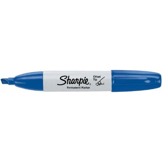 Sharpie 38203 Permanent Marker Blue, AP Non-Toxic, Chisel Point