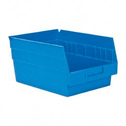 Quantum Storage QSB207BLCS Plastic Hopper Shelf Bin Blue