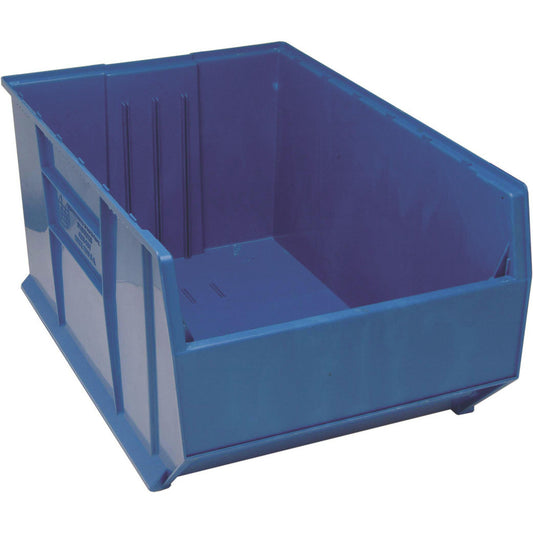 Quantum Storage QUS997BL Plastic Hopper Stacking Bin Blue