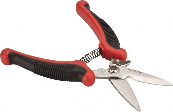 Wiss WEZSNIP Multi-Purpose Snips 8-1/2" OAL, 2-1/2" LOC, Stainless Steel Blades
