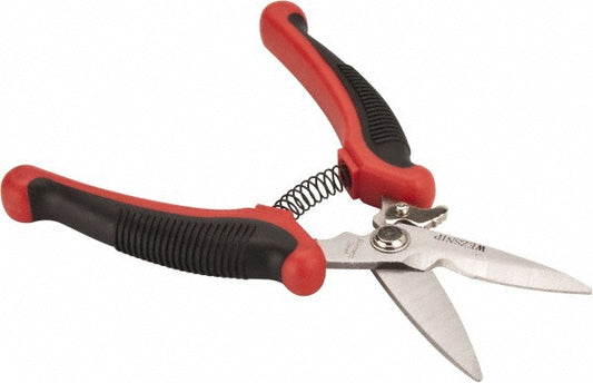 Wiss WEZSNIP Multi-Purpose Snips 8-1/2" OAL, 2-1/2" LOC, Stainless Steel Blades