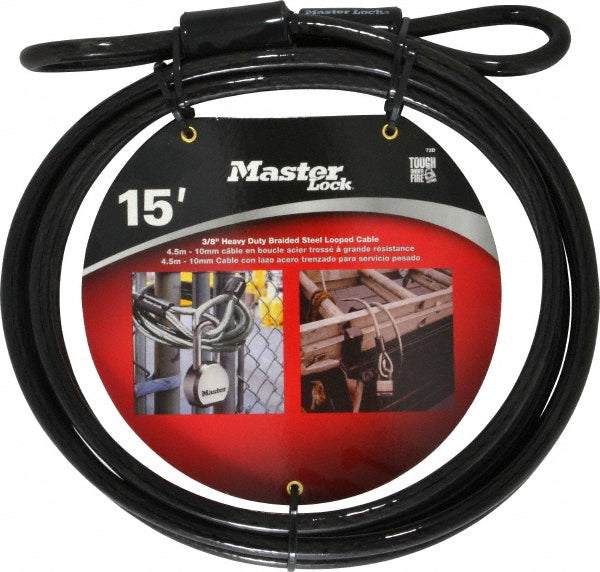Master Lock 72DPF 15' Long Heavy Duty Cable