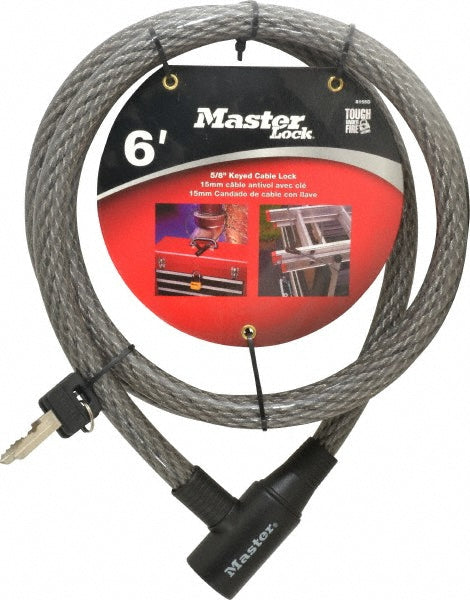 Master Lock 8155DCC 6' Long Heavy Duty Cable Lock