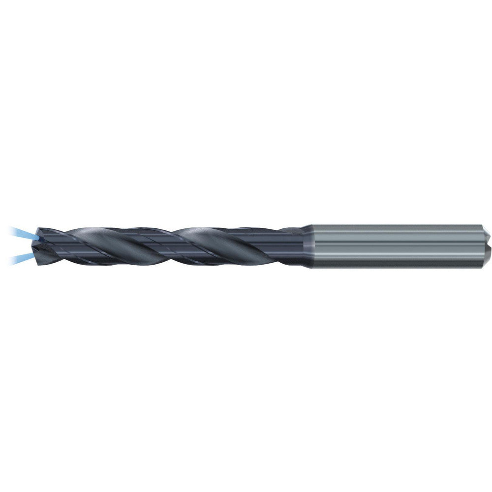 Emuge TA219744.1032 Jobber Length Drill Bit 13/32" (0.4062) Dia, 140 deg, Solid Carbide