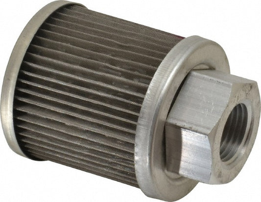 Flow Ezy Filters 3-1/2-100 100 Mesh, 11 LPM, 3 GPM, 2.1" Diam, Female Suction Strainer without Bypass