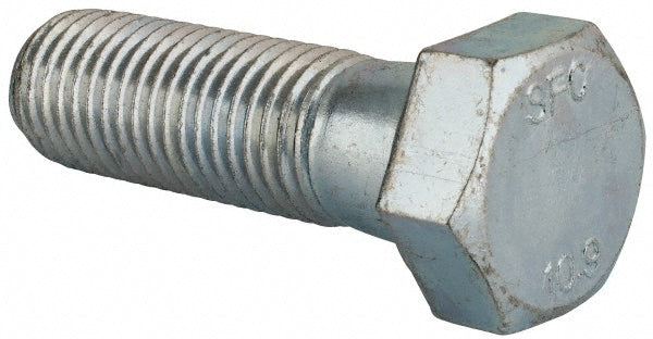 Value Collection 460264PS Hex Head Cap Screw M20x2.5, 65.00 mm Length Under Head, Grade 10.9 Steel, Zinc Finish