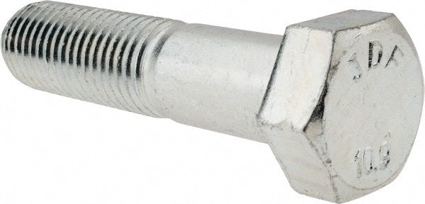 Value Collection 460310PS Hex Head Cap Screw M24x3, 100.00 mm Length Under Head, Grade 10.9 Steel, Zinc Finish