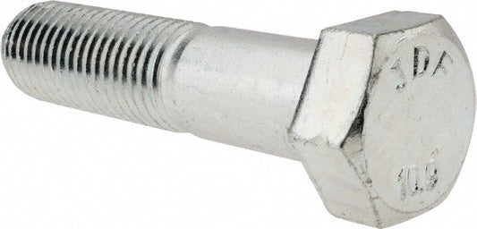 Value Collection 460310PS Hex Head Cap Screw M24x3, 100.00 mm Length Under Head, Grade 10.9 Steel, Zinc Finish