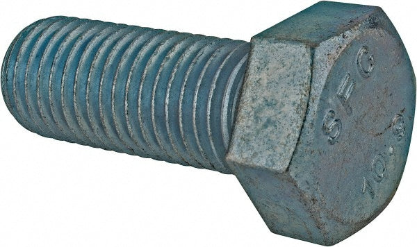 Value Collection 460229PR Hex Head Cap Screw M20x2.5, 50.00 mm Length Under Head, Grade 10.9 Steel, Zinc Finish