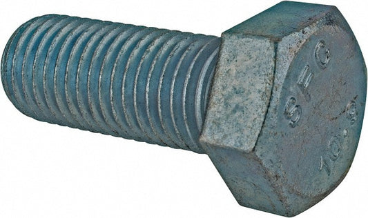 Value Collection 460229PR Hex Head Cap Screw M20x2.5, 50.00 mm Length Under Head, Grade 10.9 Steel, Zinc Finish