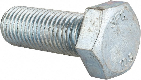 Value Collection 460234PS Hex Head Cap Screw M20x2.5, 55.00 mm Length Under Head, Grade 10.9 Steel, Zinc Finish