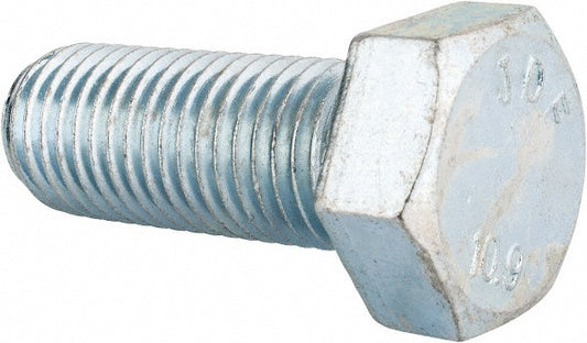 Value Collection 460298PS Hex Head Cap Screw M24x3, 60.00 mm Length Under Head, Grade 10.9 Steel, Zinc Finish