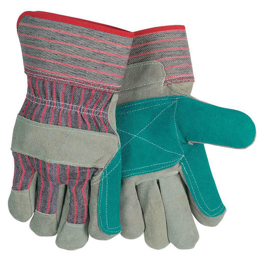 MCR Safety 1211J Work Gloves MemphisÂ® 1211J, Size Large, Fleece Lined, Cowhide Leather, General Purpose