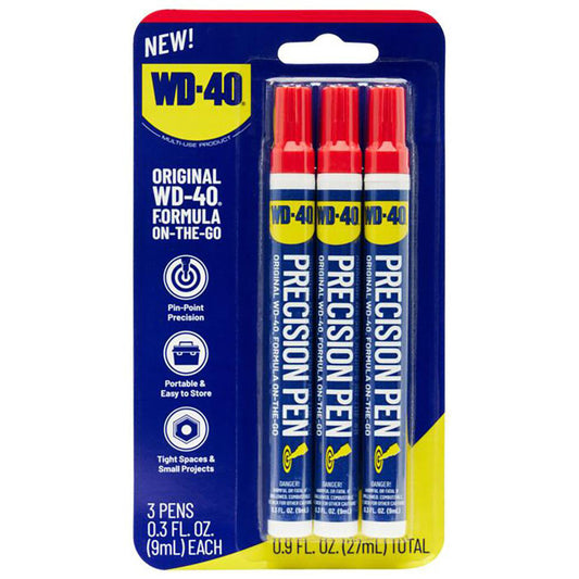 WD-40 Company 490733 Multipurpose Lubricants & Penetrants Type Pen/Marker  Food Grade No  Composition Family Petroleum  Lubricant Base Petroleum Distillates  Voc Compliant Yes  Composition Aliphatic Hydrocarbon