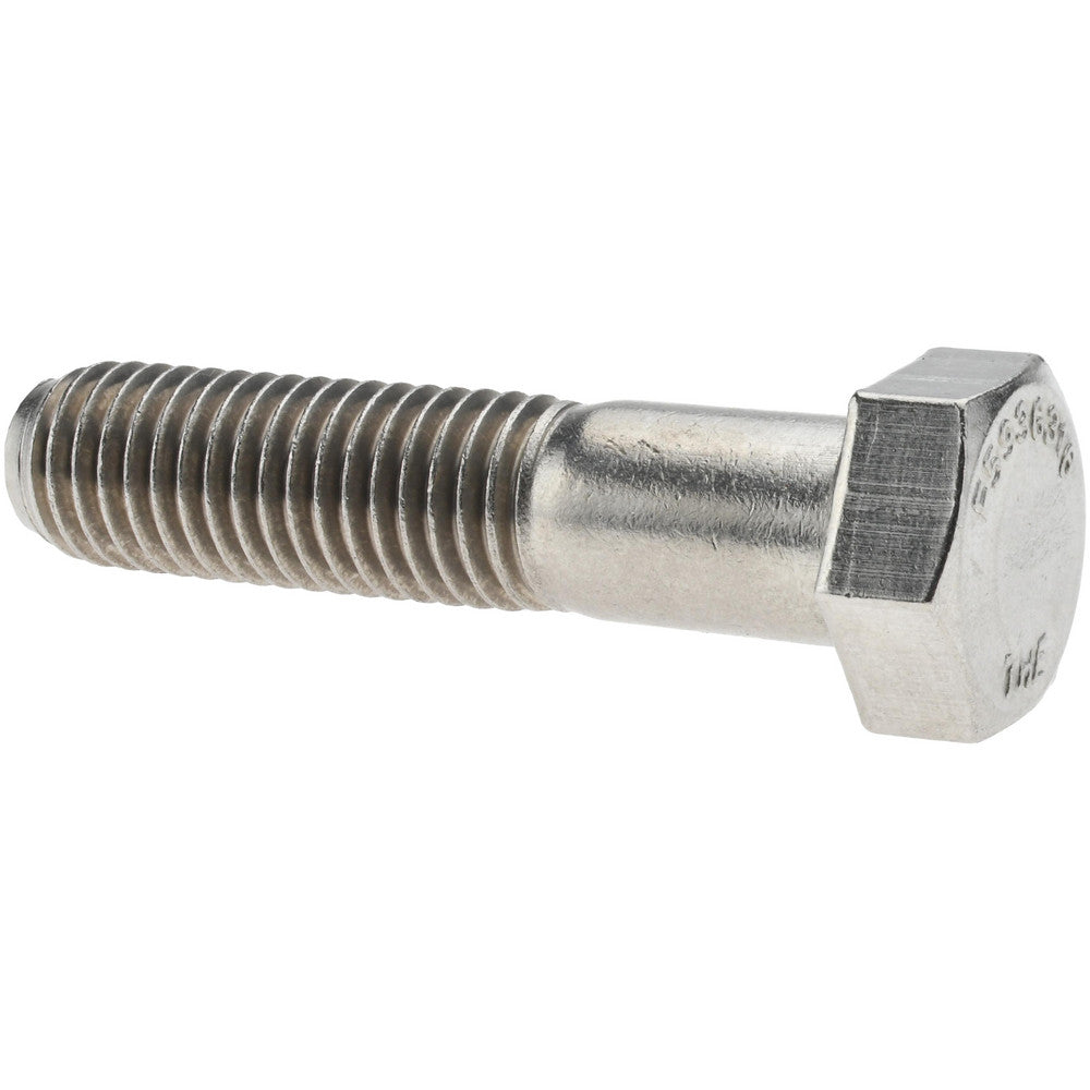 Value Collection R92412364 Hex Head Cap Screw 5/8-11, 2-3/4" Length Under Head, Grade 316 Stainless Steel, Bright/Uncoated Finish