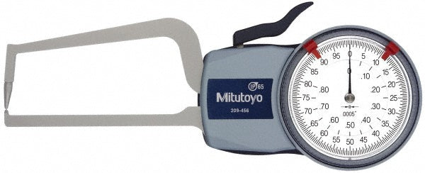 Mitutoyo 209-456 0 to 0.8000", 0.0005" Graduation, 0.0015" Accuracy, Outside Dial Caliper Gage