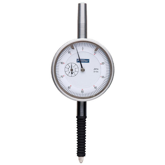 Fowler 52-520-450-0 Dial Drop Indicator 1.0000" Max Measurement, 0-100 Dial Reading, 0.001000" Accuracy