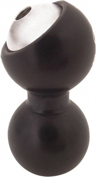 QPM Products BUG02325 Round & Swivel Coolant Hose Nozzle 15 mm Nozzle Dia, Acetal