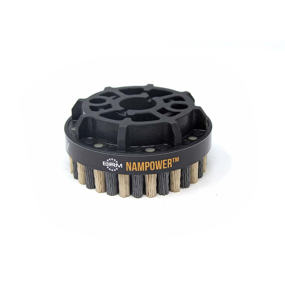 Brush Research Mfg. ADD10018120 4" 120 Grit Ceramic/Silicon Carbide Tapered Disc Brush
