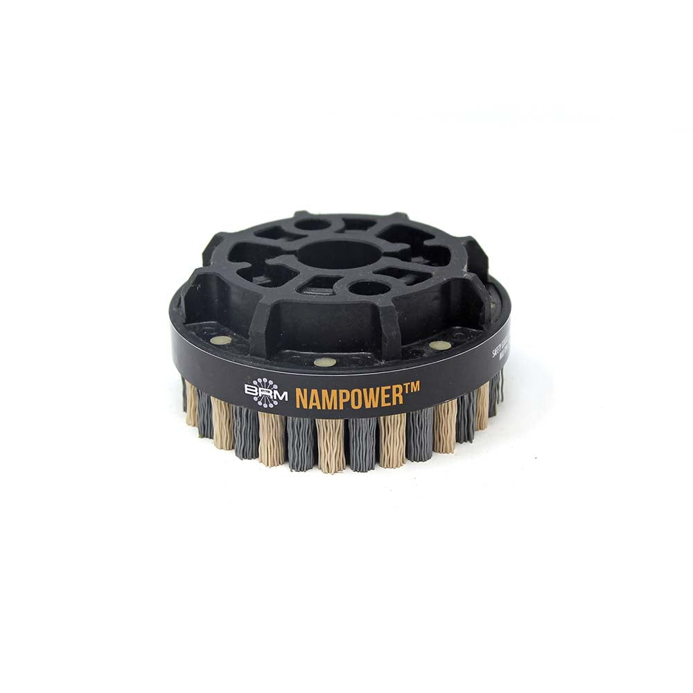 Brush Research Mfg. ADD10018320 4" 320 Grit Ceramic/Silicon Carbide Tapered Disc Brush