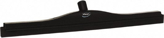 Vikan 77149 Hygienic Floor Squeegee w/replacement cassette, 23.6", Black