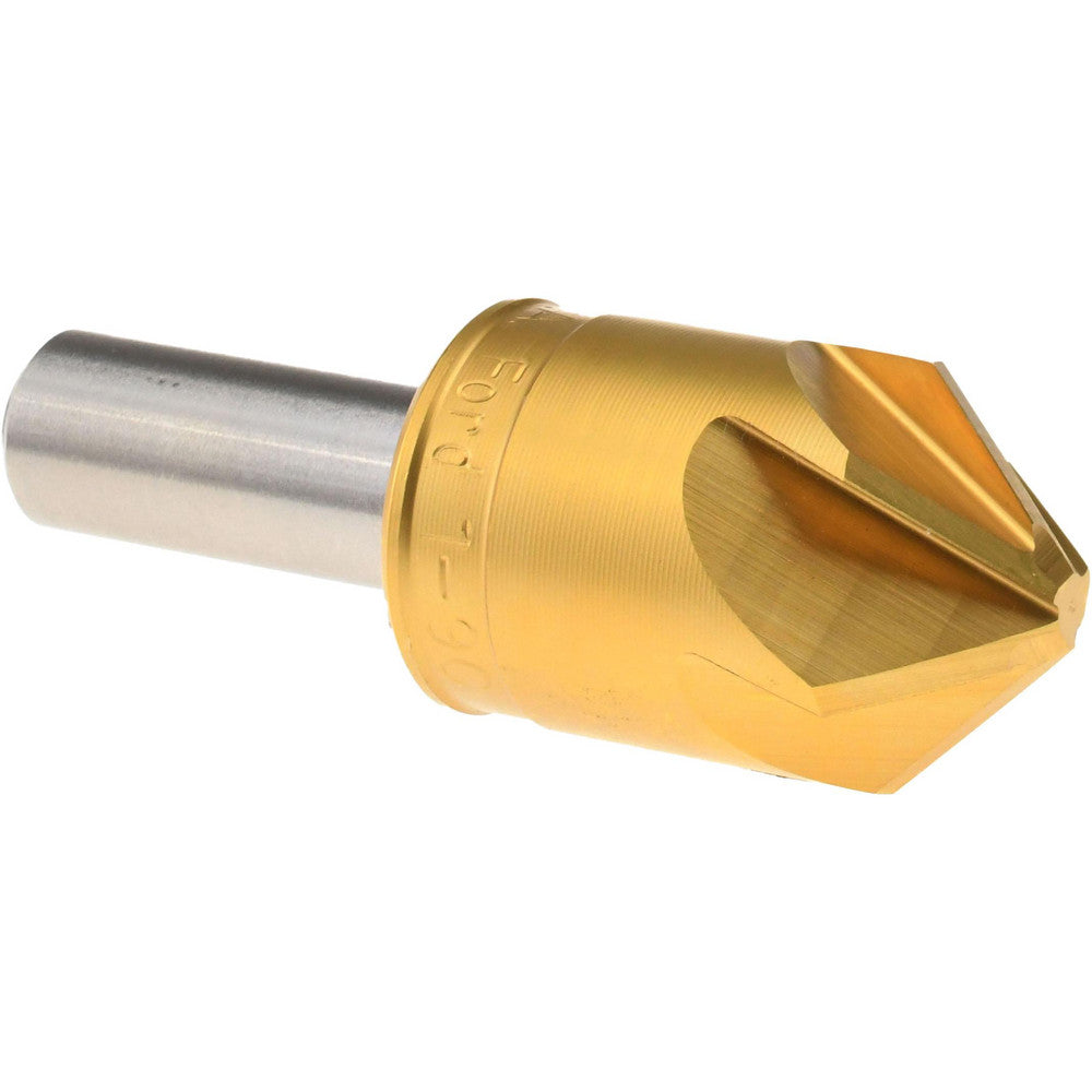 M.A. Ford 79T100003 Countersink 1" Head Dia, 90.00 deg Included Angle, 6 Flute, High-Speed Steel, Right Hand Cut