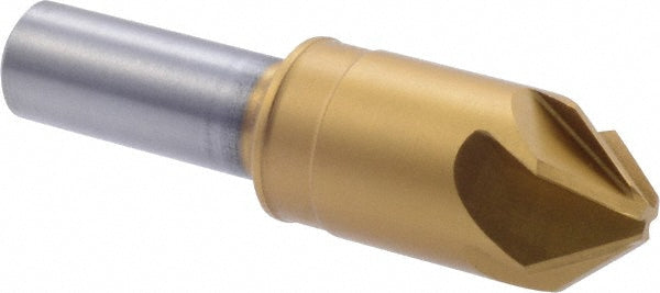 M.A. Ford 79T075002 Countersink 3/4" Head Dia, 82.00 deg Included Angle, 6 Flute, High-Speed Steel, Right Hand Cut