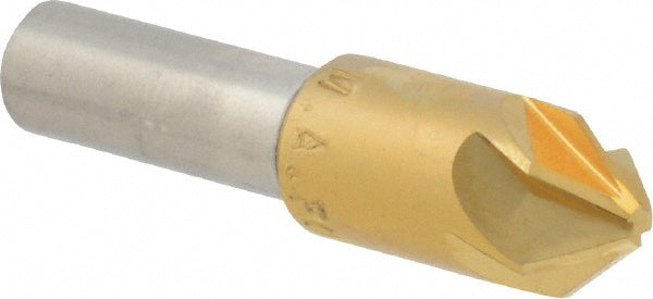 M.A. Ford 79T050002 Countersink 1/2" Head Dia, 82.00 deg Included Angle, 6 Flute, High-Speed Steel, Right Hand Cut