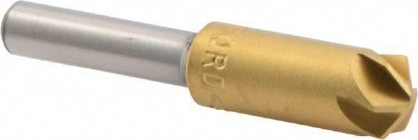 M.A. Ford 79T037506 Countersink 3/8" Head Dia, 120.00 deg Included Angle, 6 Flute, High-Speed Steel, Right Hand Cut