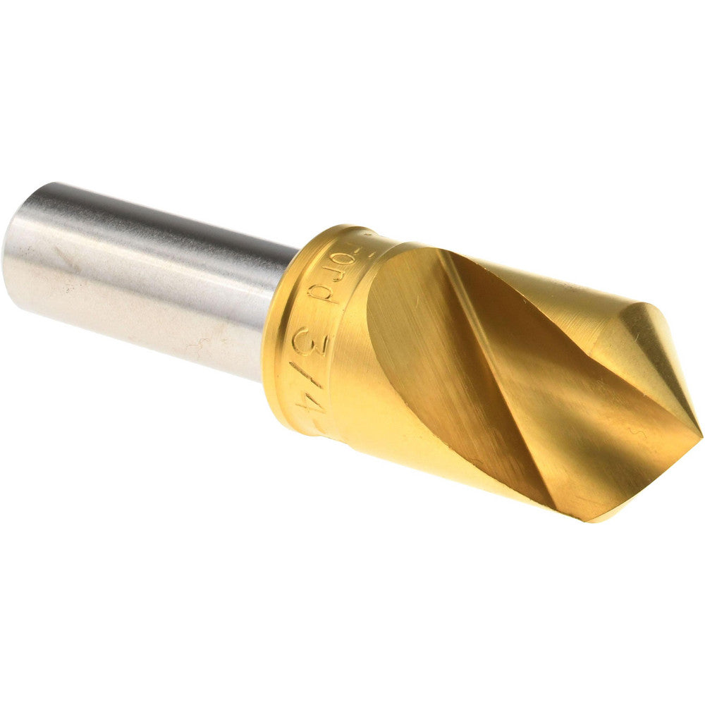 M.A. Ford 61T075004 Countersink 3/4" Head Dia, 100.00 deg Included Angle, 1 Flute, High-Speed Steel, Right Hand Cut