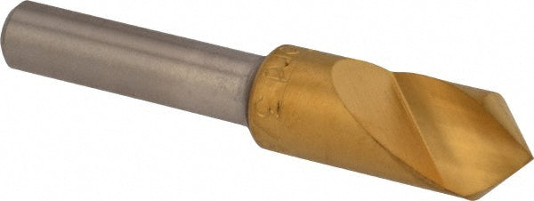 M.A. Ford 61T037503 Countersink 3/8" Head Dia, 90.00 deg Included Angle, 1 Flute, High-Speed Steel, Right Hand Cut