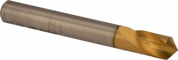 M.A. Ford 61T025004 Countersink 1/4" Head Dia, 100.00 deg Included Angle, 1 Flute, High-Speed Steel, Right Hand Cut