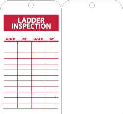 AccuformNMC RPT168 Inspection Tag 3" High, Unrippable Vinyl, "Notice"