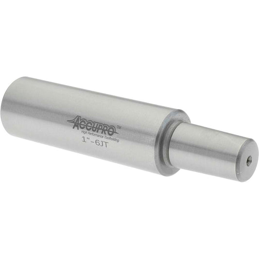 Accupro ECIL016000MSC Taper Drill Chuck Arbor JT6 Mount Taper, 1" Shank Dia