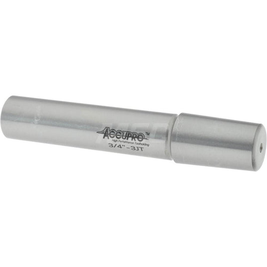 Accupro ECIL343000MSC Taper Drill Chuck Arbor JT3 Mount Taper, 3/4" Shank Dia