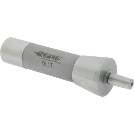 Accupro ER8J100000MSC Taper Drill Chuck Arbor JT1 Mount Taper, R8 Shank Taper