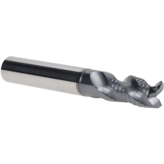 Iscar 5622305 Roughing End Mill 1/2" Dia, 3 Flute, Single End, Solid Carbide, Chipbreaker
