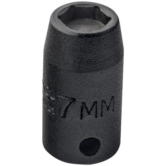Proto J6907MHF Impact Socket 1/4" Drive, 7mm Socket, Hex Drive