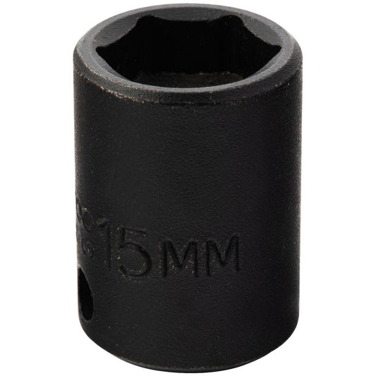 Proto J7215MHF Impact Socket 3/8" Drive, 15mm Socket, Hex Drive